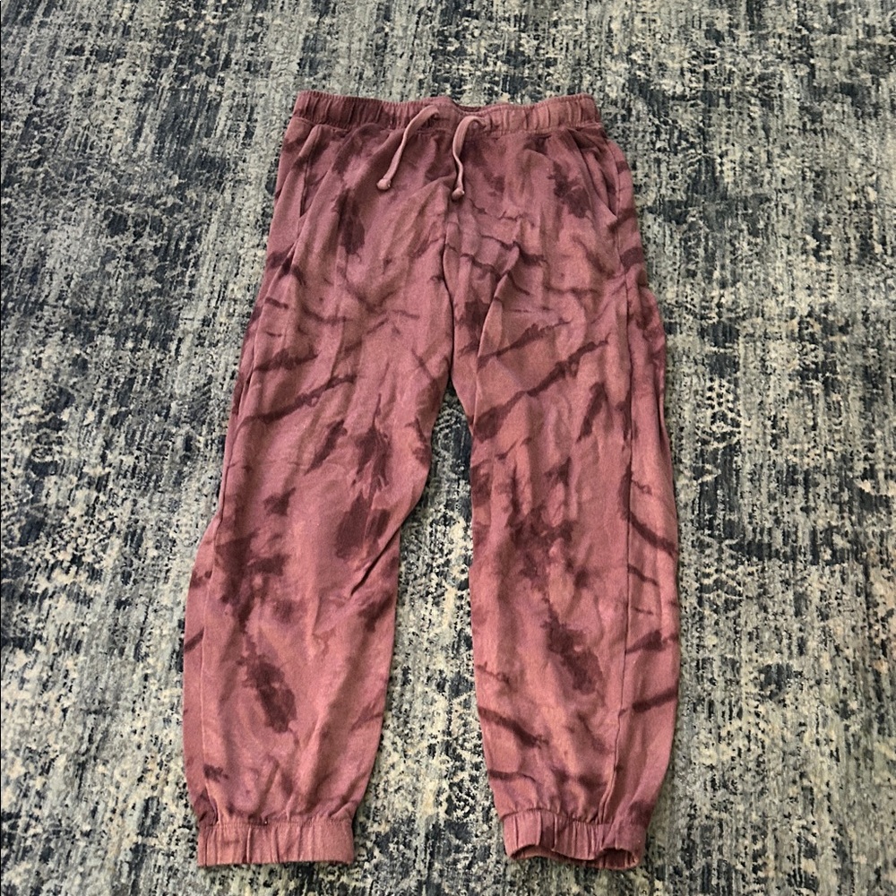 Gilly Hicks Kids Tie-Dye Joggers - Purple
